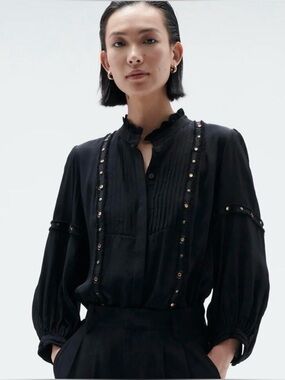 Figue Emilia Twill Blouse